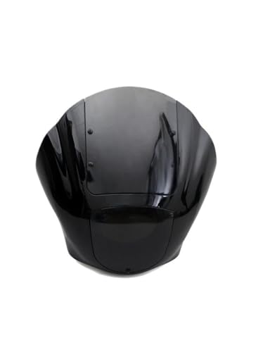 Pare-brise moto aérodynamique avec carénage de phare pour custom Dyna et Sportster