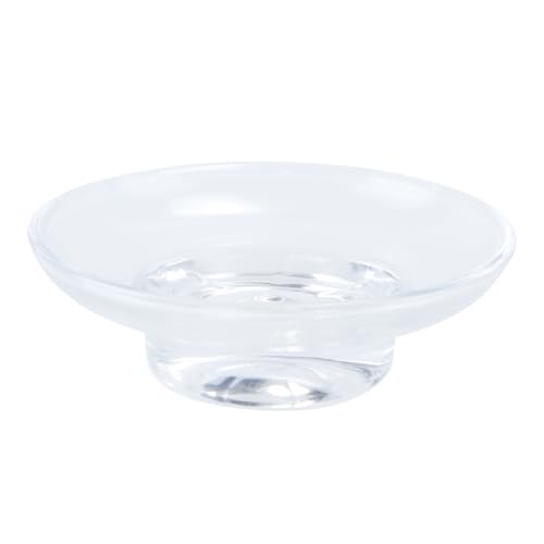 Orivin Seifenschale Aus Glas, Ersatzseifenschale, Dickes, Klares Glas, Universell Passend Für Badezimmer, Dusche Und Waschbecken