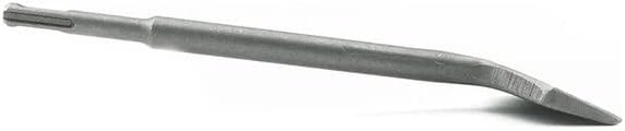 Wide Cranked Angled Bent Tile Scraper Removal Chisel Bit Thinset Scraper (3X10 Inch) - (Color: Silver)