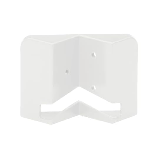 Oktaplex lighting Eckwandhalter weiß | geeignet für Außenecke Cali/Cali Motion und Cali Dos/Cali Dos Motion Eckmontage
