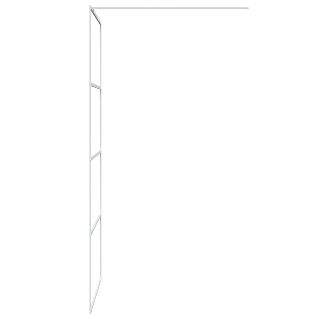 INLIFE Mampara de ducha de cristal templado transparente, 90 x 195 cm, 23,8 kg, 152141
