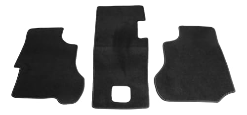 Tapis noir de cabine avant isolant pour rénover le plancher du VW Transporter T25