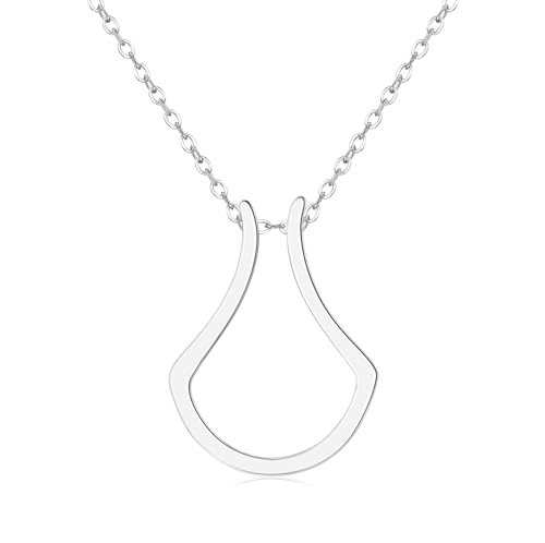 Necklace Ring Holder – Stainless Steel Ring Keeper Pendant for Women – Stylish & Durable Jewelry Holder Necklace2