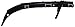 OE Replacement Honda Accord Front Passenger Side Bumper Filler (Partslink Number HO1089107)