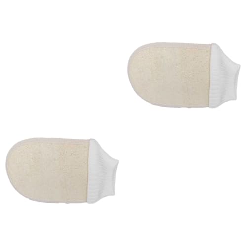 Esponjas de loofah natural de exfoliación corporal y guantes ecológicos de limpieza profunda