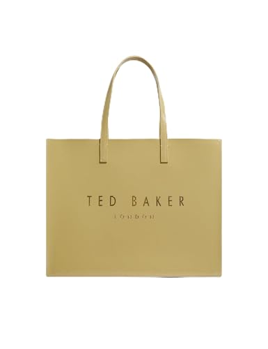 Ted Baker S283872yellowo/S, Bolsa de Iconos Extra Grande Arrugada para Mujer, Amarillo, Standard