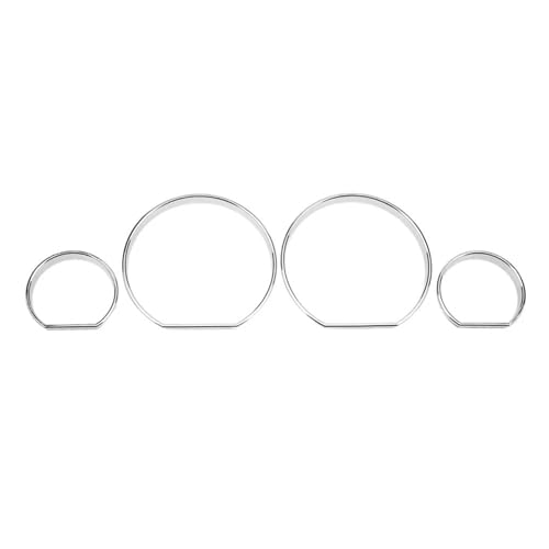 1Set cornice decorativa per cruscotto automatico per BMW E46 accessori tachimetro per auto cerchio styling copertura cruscotto quadrante anelli lunetta