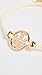 Tory Burch Women's Miller Slider Bracelet, Tory Gold/Ivory, One Size
