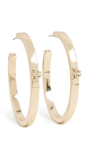 Tory Burch Kira Hoop Earrings, Gold