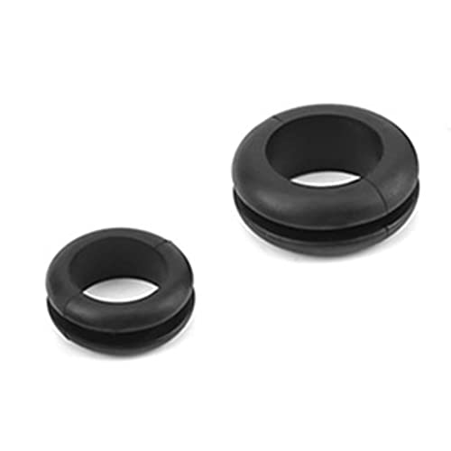 Conjunto de ilhós de borracha de 180 peças 10 tamanhos de anel de vedação de arruela de fio Kit sort