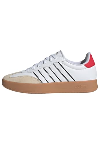 adidas Unisex Barreda Schuh Cloud White/Cloud White/Pure Ruby 44