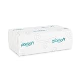Windsoft 101 Embossed C-Fold Paper Towels, 10 1/10 x 13 1/5, White, 200/Pack, 12 Packs/Carton