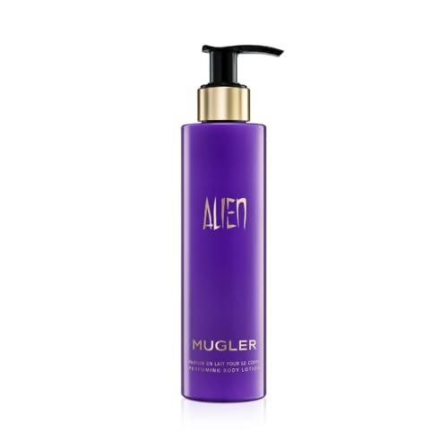 MUGLER ALIEN Lait Corps Parfumé Sublimateur, Hydrate, Embellit, Illumine, Parfume, Lait Corps Hydratant pour Femme 200 ml