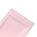 QQ Studio Pack of 100 Matte/Glossy Color Stand-Up Foil Resealable Zipper Pouches (3.3