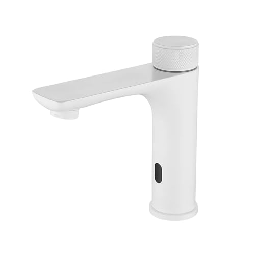 Robinet de salle de bain de capteur automatique pour vasque moderne laiton LWX