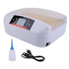 HUMBE&CO-Dual Power Automatic Digital Intelligent Automatic Chicken, Quail, Duck and Other All Egg Hatcher Digital Hatching Eggs Incubator Chicken Egg Capacity- (32)