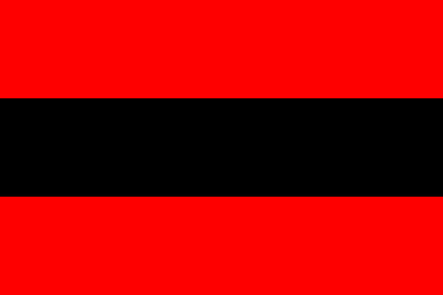 Drapeau Civil Ensign of Albania 3-2 de qualité supérieure avec coutures renforcées