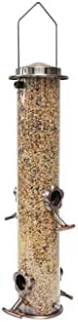 ZXM Nuevo comedero for pájaros Colgantes de Metal al Aire Libre jardín de alimentación de Aves alimentador automático de Aves