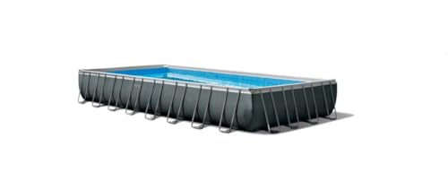 Intex 26796 Piscina Ovale, Grigio, 503 x 274 x 122 cm, 13365 L