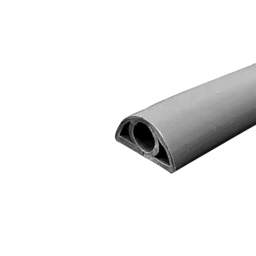 Canaleta para Cables de Suelo, Cubre Cables De Suelo 2cmx1m Multicolor(Grey)