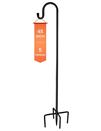 Ottsuls Bird Feeder Pole, 45 INCH Heavy Duty Shepherds...