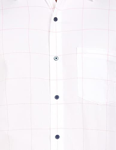 Image of Arrow Solid Slim Fit Mens Formal Shirt - 100% Cotton, Breathable & Comfortable, Full Sleeves Shirts for Men