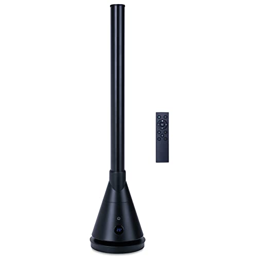 NEWTECK Ventilador de Torre Dual 365 Negro, con Función Calor, Temp. Ajustable 1-30ºC, Termostato,...