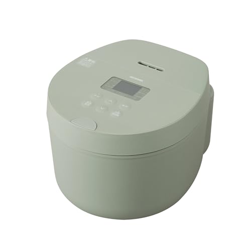 アイリスオーヤマ 炊飯器 5.5合 銘柄計り炊き コンパクト おしゃれ 一人暮らし IHジャー炊飯器 RC-ILA50-G グリーン