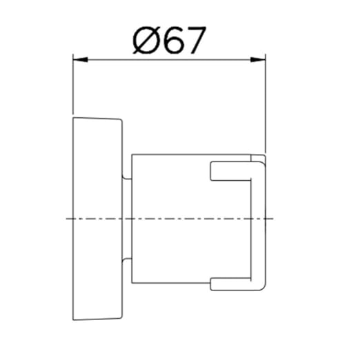 Acabamento Para Registro Base Docol 1.1/2