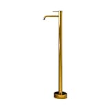 Le robinet de baignoire sur pied peut être installé non seulement à côté de la baignoire, mais aussi sur les lavabos sur pied. Son style élégant apporte une touche de style et de beauté à votre salle de bain et s'harmonise avec tous les styles de décoration.