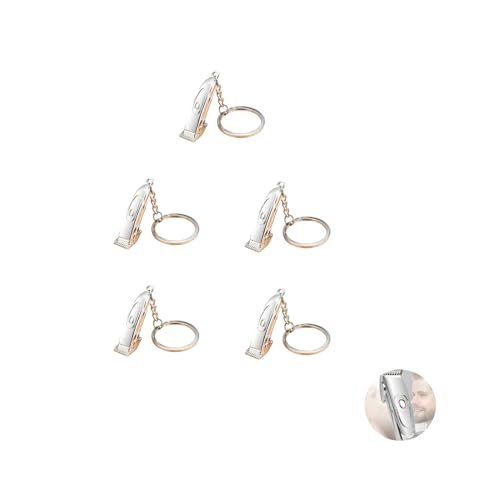 5 Pcs Set de Llaveros para Peluqueros con Accesorios miniatura 1