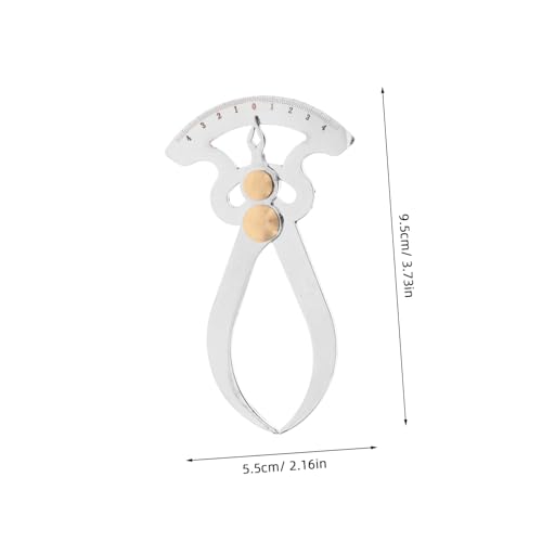 Calibrador compacto de espesores y profundidades MAGICLULU en acero inoxidable para carpintería y mediciones precisas, graduación métrica miniatura 2