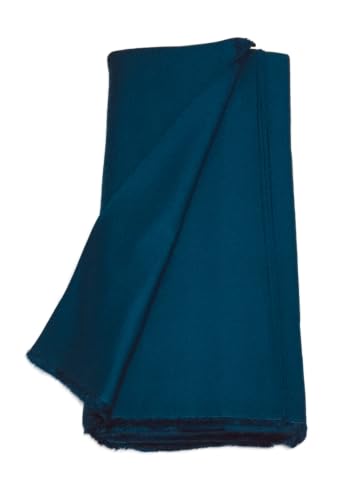 Image of BKRKJ Women's Rayon Cotton Unstitched Fabric for Sewing Suit Salwar Chudidar Patiyala Kurti Shirt Kameez Blouse Kurta Pyjama (3 Meter, Peacock Blue)