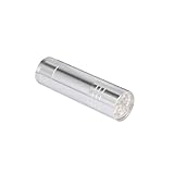 Pocket Flashlight Portable, LED Light for Outdoor, Emergency Use, High Lumen, Tactical Flashlight with Water Proof, Silver