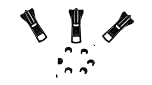 Zipper Repair Solution - #3 YKK Jacket Molded Vislon Sliders with Top Stops Included - Color: Black (3 Sliders Per Pack) Made in The United States