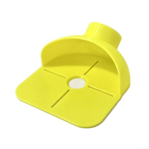 Collecteur de poussière robuste pour perçage mural facile à connecter aux bouteilles en plastique pour une collecte maximale de poussière (jaune)