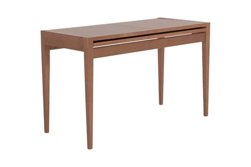 Mesa de Jantar Retrátil/Extensível em Madeira e MDF Pina Oppa Design - Amêndoa