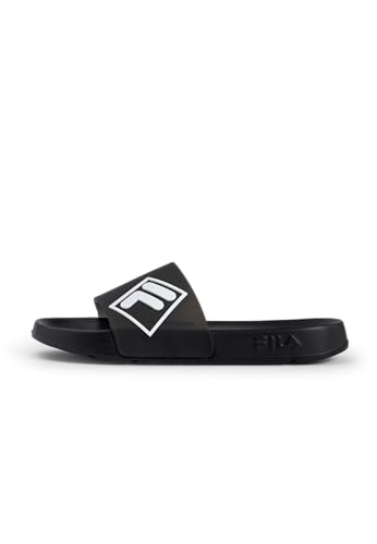 FILA Women's Morro Bay Lugo WmnSlide Sandal, black, 9