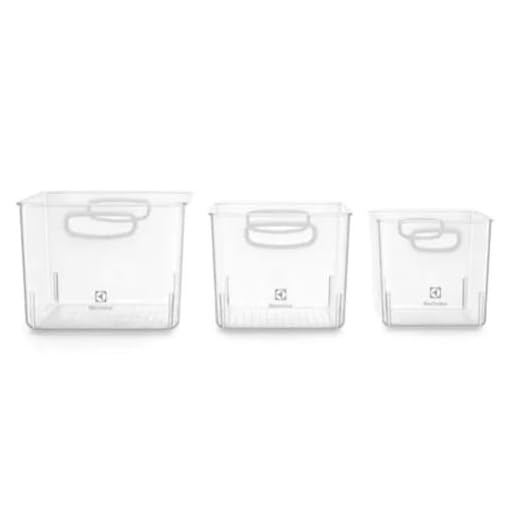 Conjunto de Caixas Organizadoras Electrolux Experience 14,4 Litros Modular