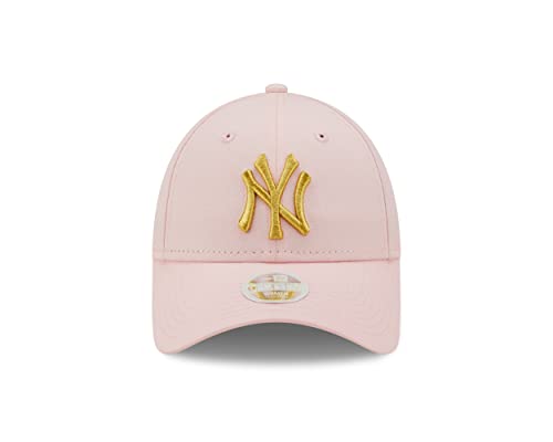 New-Era-New-York-Yankees-Metallic-Logo-Pink-9Forty-Adjustable-Women-Cap