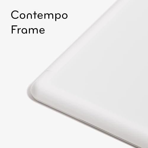 Image of U Brands Contempo Magnetic Small Whiteboard, 11 inch x 14 inch, White Modern Frame, Mini White Board for Students, Fridge and Locker Dry Erase Board, Includes Marker & Magnet