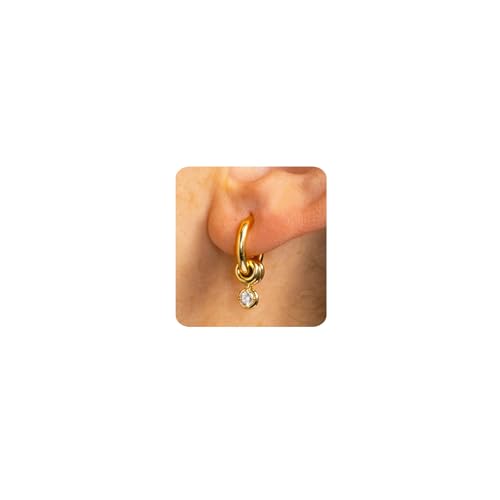 Gold Earrings for Women Trendy 14k Gold Plated Huggie Earrings Hypoallergenic Dainty Simple Minimalist Hoop Earrings Jewelry Gifts for Her