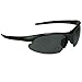 Biker Armour Polarized Bifocal Reading +2.00 Sunglasses Semi Rimless Wrap Around Sport TR90 Black Frame Grey Lens +1.50 to +3.00