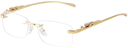 Image of Honey Singh & Mc Stan Vintage Rimless Square Sun Glasses UV Protection Men's & Women's Shade Trendy Metal Frameless.