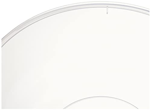 axentia Teigschüssel mit Plopp-Deckel - Hefeteigschüssel rund - Schüssel transparent - Salatschüssel groß - Plastikschüssel 6 Liter - Kunststoffschüssel flach & verschließbar, spülmaschinenfest