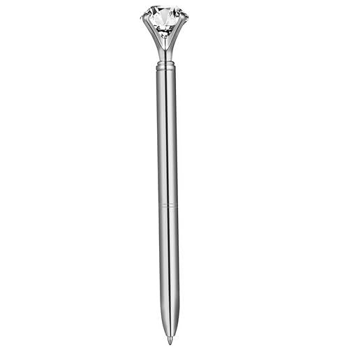 HWXZUUO Pensas de cristal Top Bolígrafo Metal Penses escribiendo bolígrafos de bolas de rodillo Pen con