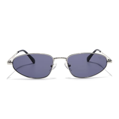 Image of Voyage UV Protected Oval Sunglasses for Men & Women