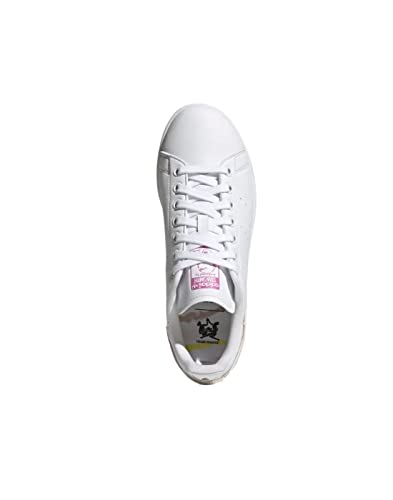 Image of adidas Originals Women Rubber Stan Smith W, Casual Shoes, FTWWHT /PULLIL /SILVMT, UK-6