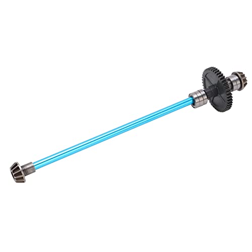 RC Differential Central Drive Shaft,RC Metal Central Axle Drive Shaft Upgrade Accessory for WL 144001 144010 1/14 Remote Control Car(Blue)