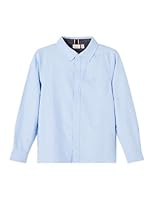 NAME IT Jungen Nkmnewsa Ls Shirt Noos Hemd, Campanula, 104